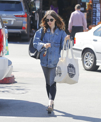 Lily Collins tote bag #G1013279