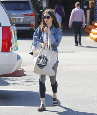 Lily Collins tote bag #G1013300