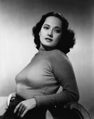 Merle Oberon poster with hanger
