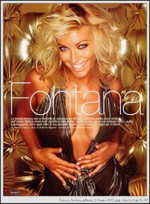 Federica Fontana metal framed poster