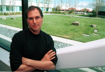 Steve Jobs poster with hanger