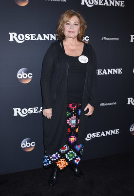 Roseanne Barr poster with hanger