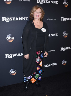 Roseanne Barr poster with hanger