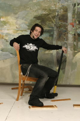 Bam Margera poster with hanger