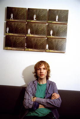 Beck poster with hanger
