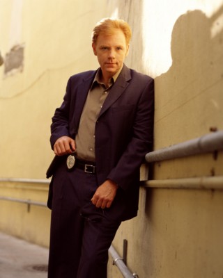 David Caruso poster with hanger