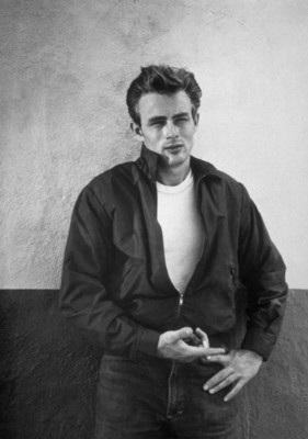 James Dean poster with hanger