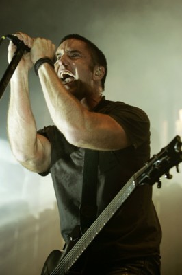 Trent Reznor poster with hanger