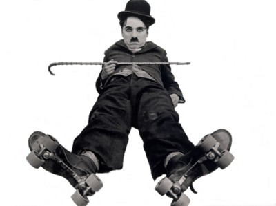 Chaplin wood print