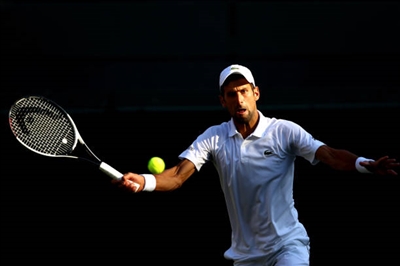 Novak Djokovic poster with hanger