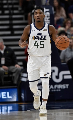 Donovan Mitchell poster with hanger
