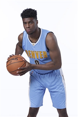 Emmanuel Mudiay poster with hanger