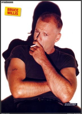 Bruce Willis mouse pad