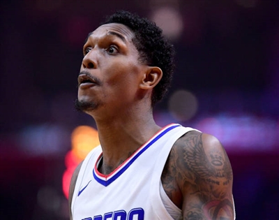 Lou Williams poster with hanger