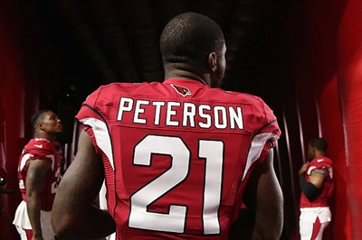 Patrick Peterson wooden framed poster
