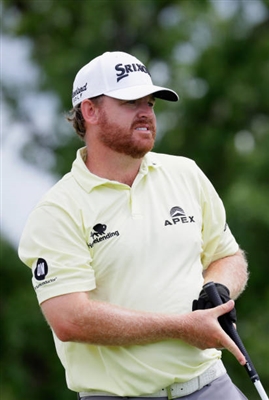 J.B. Holmes poster with hanger