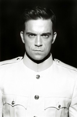 Robbie Williams poster with hanger