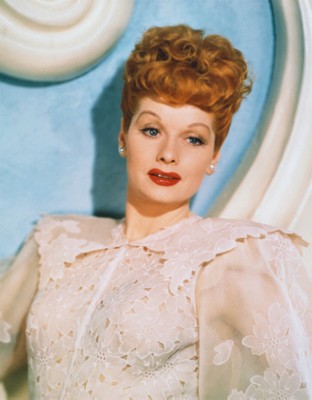 Lucille Ball poster with hanger