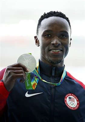 Will Claye poster with hanger