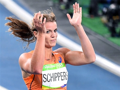 Dafne Schippers poster with hanger