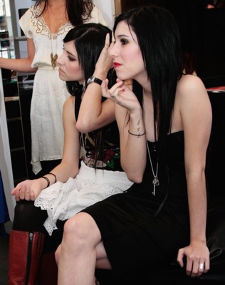 Lisa & Jess Origliasso poster with hanger