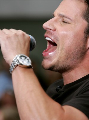 Nick Lachey poster with hanger