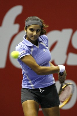 Sania Mirza wooden framed poster