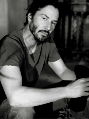 Keanu Reeves poster with hanger