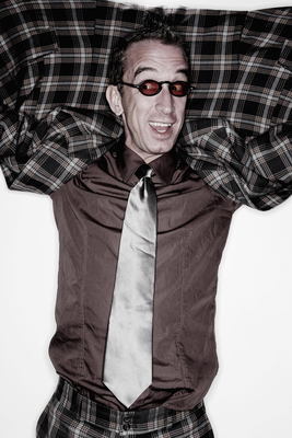 Andy Dick poster with hanger