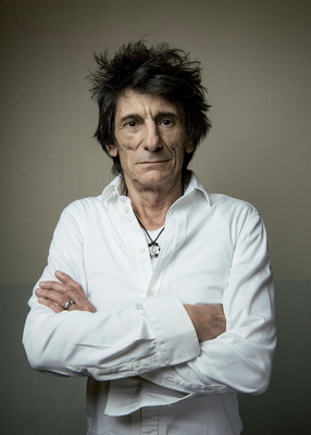Ronnie Wood metal framed poster