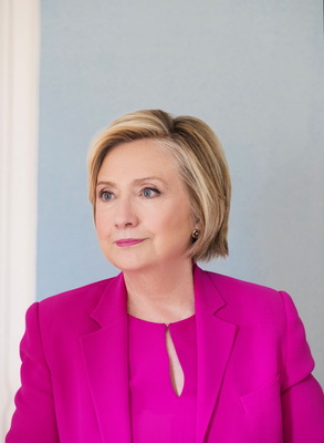 Hillary Clinton wooden framed poster