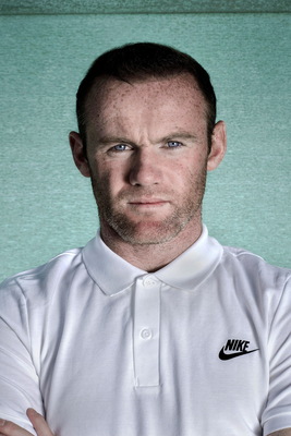 Wayne Rooney poster with hanger