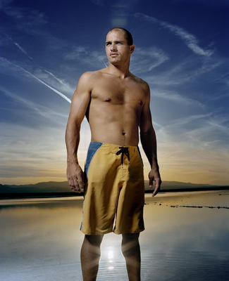 Kelly Slater poster with hanger