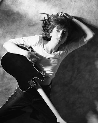 Chrissie Hynde poster with hanger