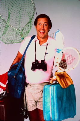 Chevy Chase poster with hanger