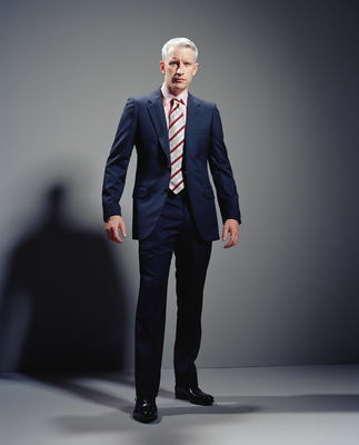 Anderson Cooper poster with hanger