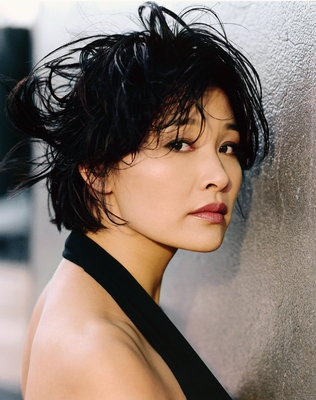 Joan Chen poster with hanger