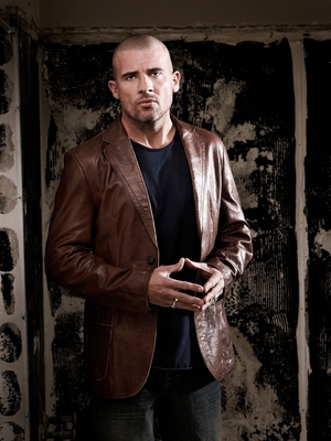 Dominic Purcell wooden framed poster
