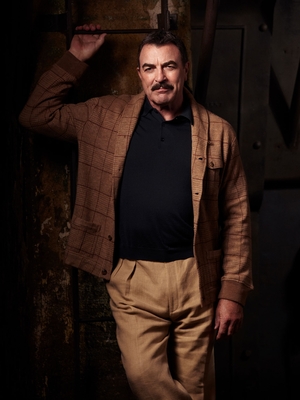 Tom Selleck poster with hanger