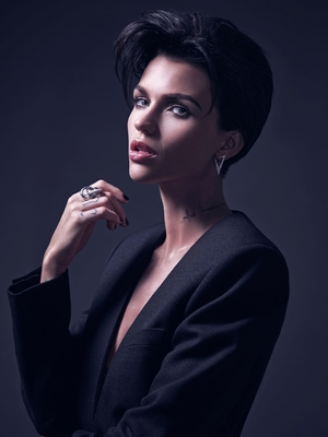 Ruby Rose canvas poster
