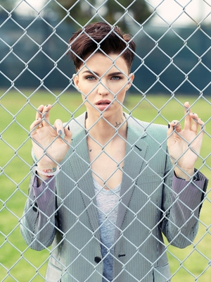 Ruby Rose canvas poster