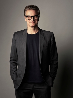 Colin Firth poster with hanger