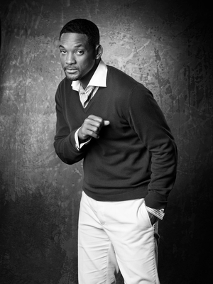 Will Smith poster with hanger