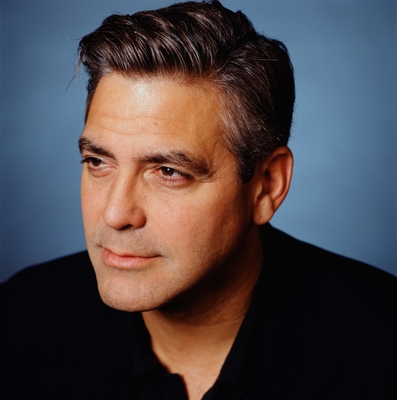 George Clooney poster with hanger