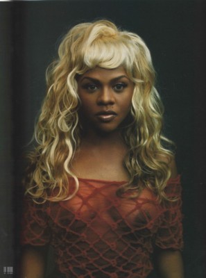 Lil Kim poster with hanger