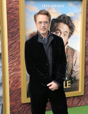 Robert Downey Jr poster with hanger
