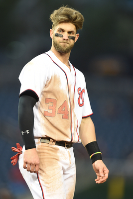 Bryce Harper poster with hanger