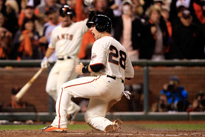 Buster Posey poster with hanger