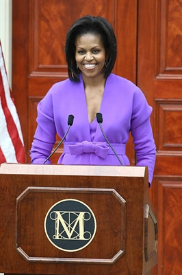 Michelle Obama wood print