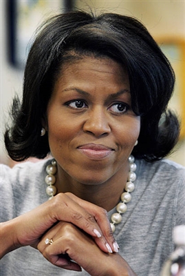 Michelle Obama metal framed poster